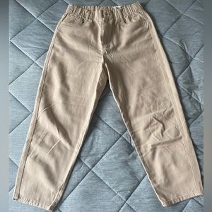 H&M High Waist Twill Pants